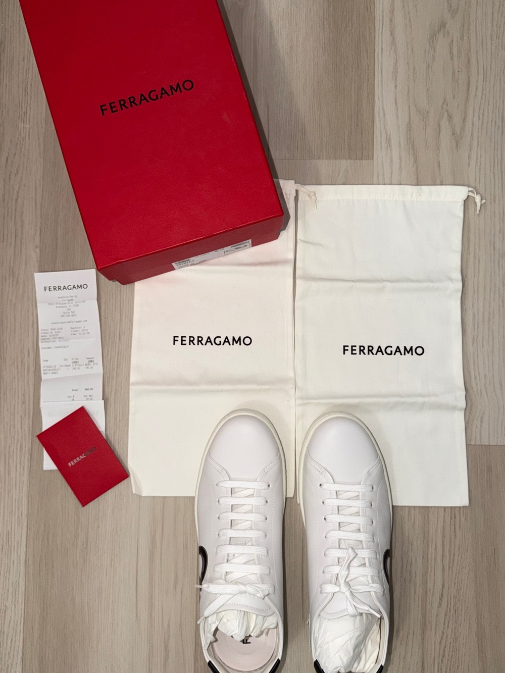 Salvatore Ferragamo Brandy Gancio Sneakers